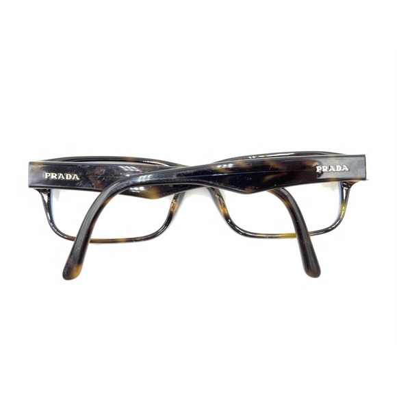 Prada VPR 16M ZXH-1O1 Tortoise Brown Eyeglasses Frames 53-16 140 Italy - Picture 11 of 12